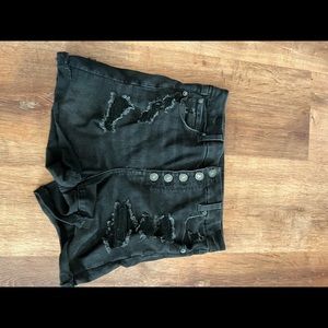 AMERICAN EAGLE NE(X)T LEVEL STRETCH BLACK SHORTS SIZE 10